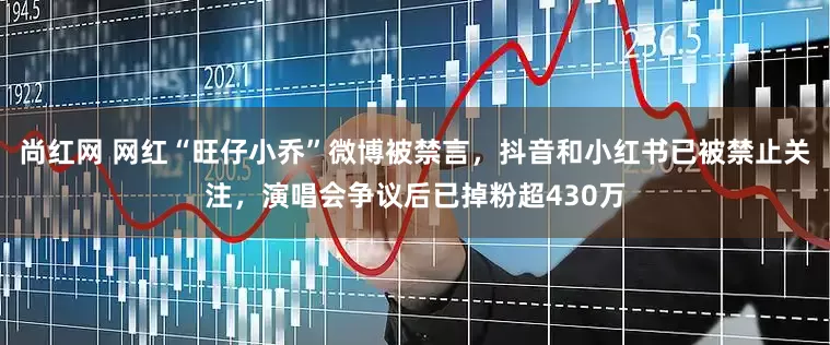 尚红网 网红“旺仔小乔”微博被禁言，抖音和小红书已被禁止关注，演唱会争议后已掉粉超430万