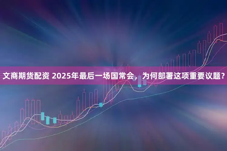 文商期货配资 2025年最后一场国常会，为何部署这项重要议题？